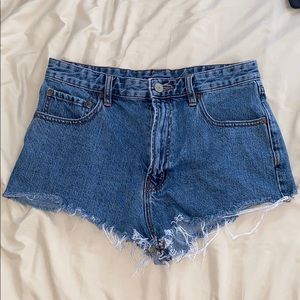 Cheeky Super High Rise Denim Shorts